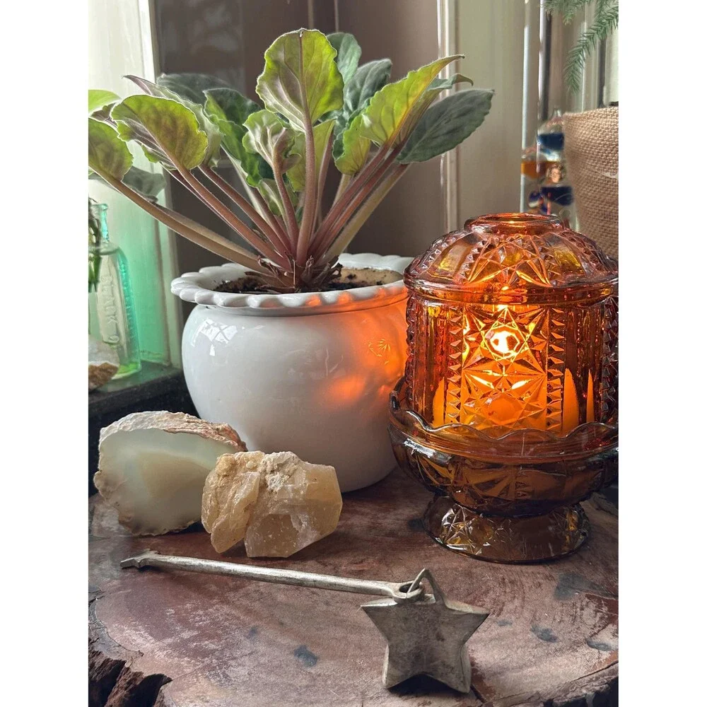Vintage Star Candle Snuffer – Cast Metal Wick Extinguisher, Rustic Cottagecore D